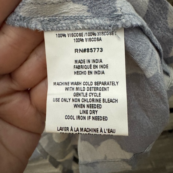 NWT O'Neill Blue Floral Dress Size Large - Picture 7 of 9